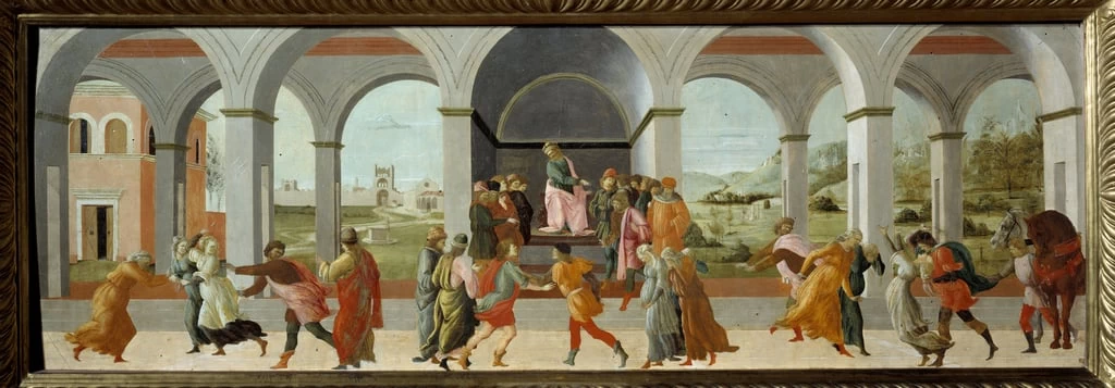 Filippo Lippi - Tre scene della storia di Virginia, Louvre, Parigi
